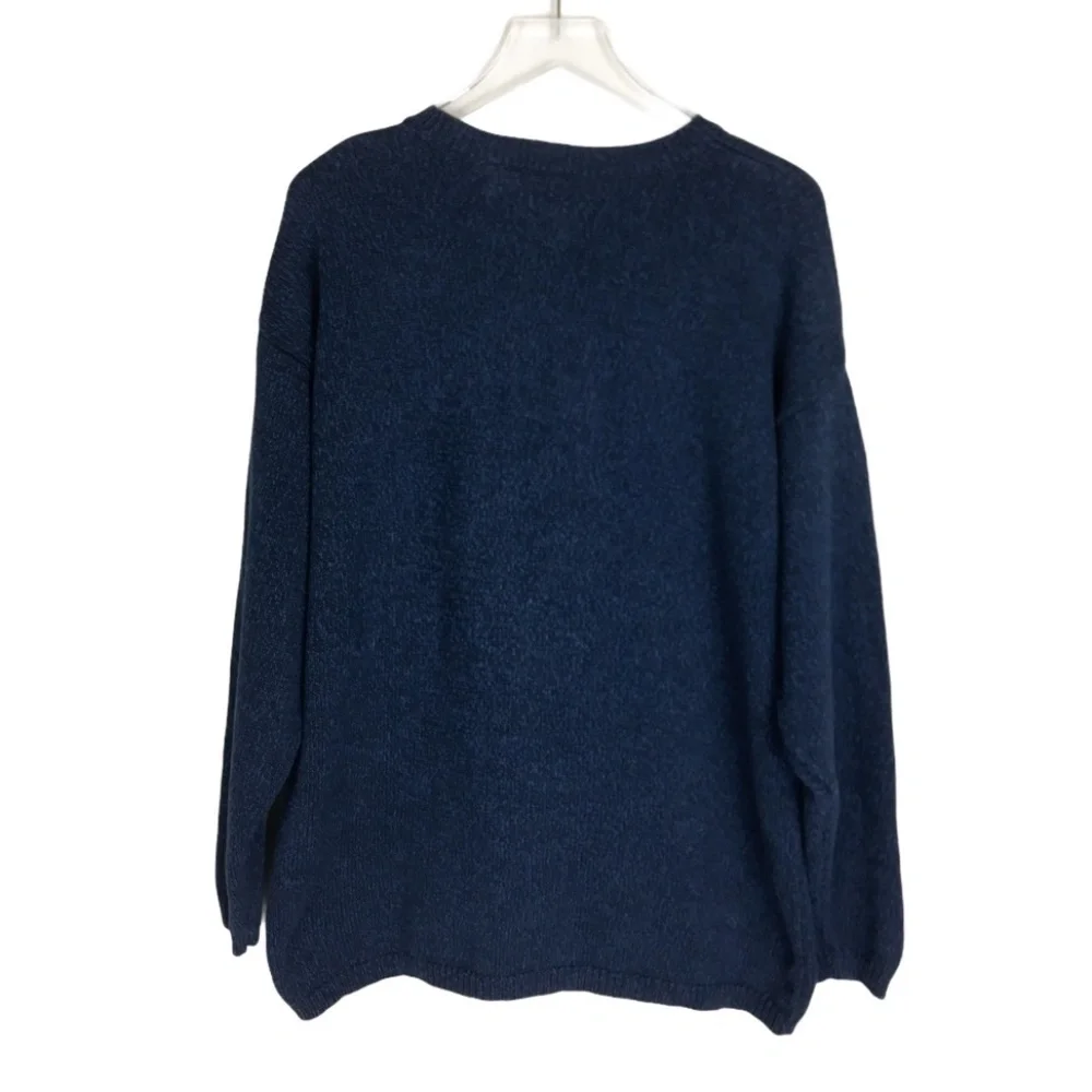 Vintage Chunky Abstract Color‎ Block Sweater L